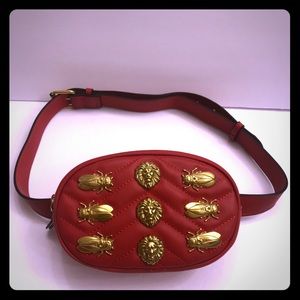 2 Bum bag waist belt hip bag fanny pack 1 red / 1 black